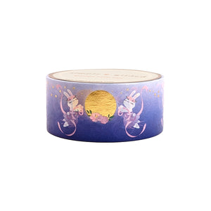 Juniper Moon Goddess washi (20mm + light gold foil)