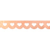Rose Pink Heart Lace Scallop washi (12mm)