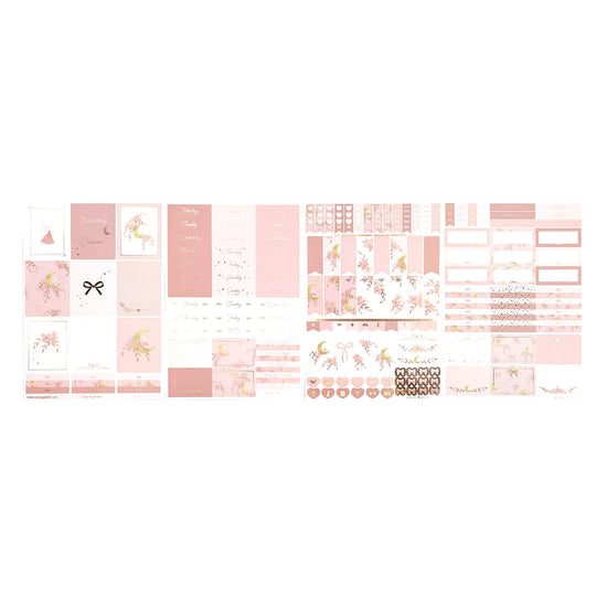 Fairytale Juniper Luxe Sticker Kit + rose gold foil