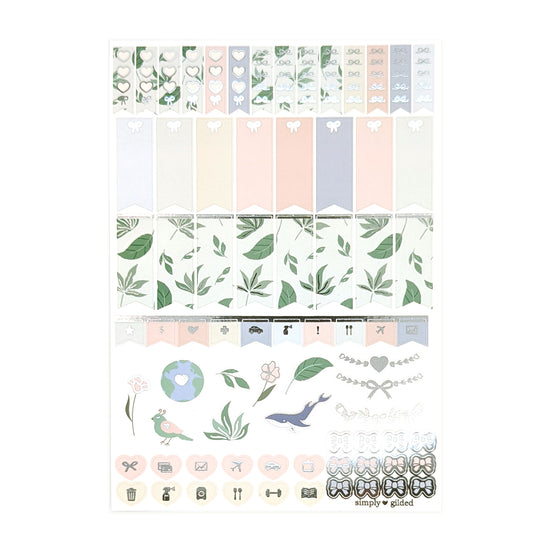 Mother Earth Luxe Sticker Kit (silver foil)