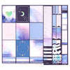 Iridescent Ink Luxe Sticker Kit (silver holographic foil)