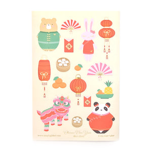 Chinese New Year (Deco Sheet + light gold foil)