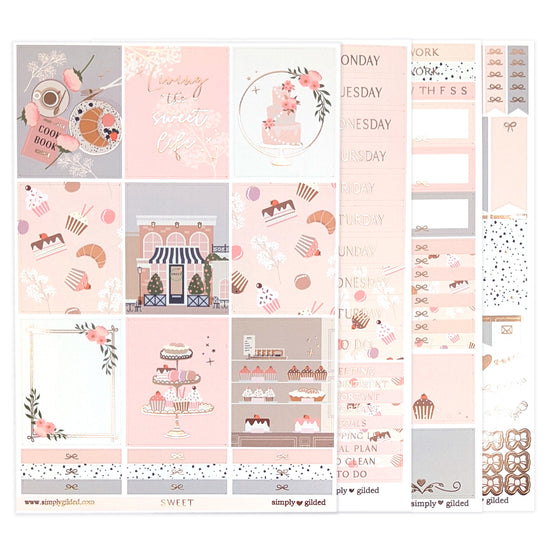 Sweet Luxe Sticker Kit & Seals (rose gold foil)