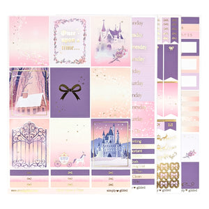 Once Upon a Time Luxe Sticker Kit & Seals (light gold foil)