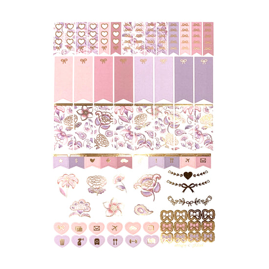Lovely Luxe Sticker Kit & Seals (rose gold foil)