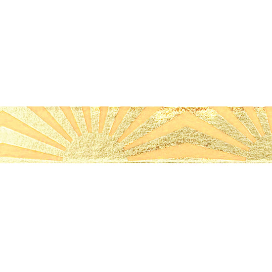 Here Comes the Sun Sunburst Washi (15mm + light gold foil) (Item of the Week)