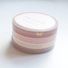 PERFORATED WASHI TAPE 6mm - BLUSHBABY BOW LINE SET of 4 + rose gold foil