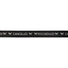 Black Perforated Cancelled / Rescheduled washi (10mm + white print)
