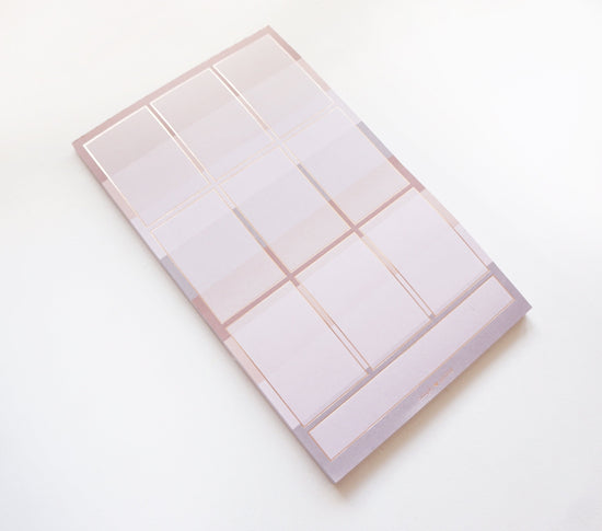 Blushbaby Paper Pad (rose gold foil)