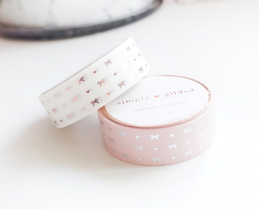 BUNDLE - PERFORATED WASHI TAPE 10mm set of 2 - Days of the Week