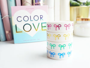Color Love washi box set of 4 (15mm)