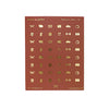 Cardinal Red Heart Icons (Basics + light gold foil)