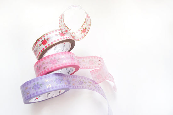 Embroidered Floral Ribbon Bundle