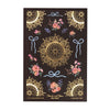 Black Florals and Bows (Deco Sheet +light gold foil)