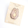 PIN - JASPER the BEAR 2 Enamel pin + black hardware