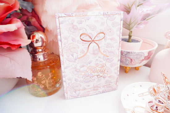 Lovely Full Washi Box (rose gold foil)
