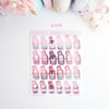 PX10 Juniper xoxo WASHI sticker sheet