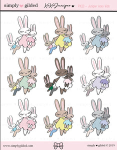 PX23 Juniper xoxo KIDS sticker sheet