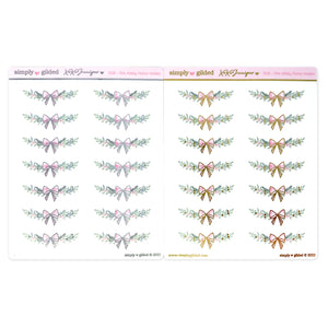 PX39 - Pink Holiday Festive Headers (You Pick)
