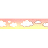 Fall Sunset Clouds washi (15mm + rose gold foil)