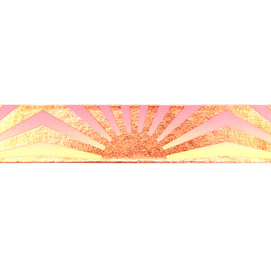 Here Comes the Sun Fall Sunset washi (15mm + rose gold foil)