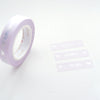 Perforated Light Lavender Tasks Washi (10mm + silver sparkler holographic)
