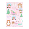 Vintage Christmas Blush (Deco Sheet + light gold foil)