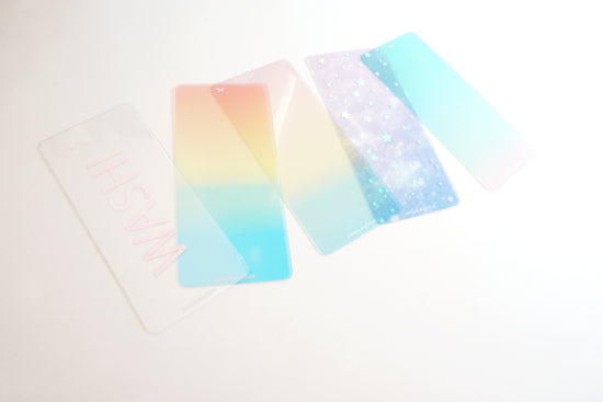 OOPS Washi Cards - sold AS IS - holographic foil set A (washi cards)