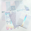 LUXE STICKER KIT + silver holographic foil (Whale Tale)