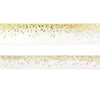 White Stardust washi set (15/10mm + light gold / light gold holographic foil)