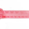 WASHI 15/10mm BOW set - Strawberry tone-on-tone + strawberry pearl foil
