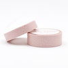 WASHI 15/10mm - Chic Pink Tone-on-Tone LEOPARD 2.0 + pink pearl foil (reprint)