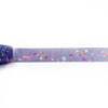 WASHI 15mm - Swirling Leaves DARK + rose gold foil