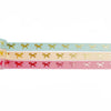 5mm set of 3 - Sweet Fall BOW + light gold/rose pink foil