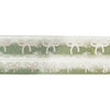 WASHI 15/10mm BOW set - Winter Mint & Evergreen Ombré + silver foil (variation)