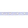Lavender Bow & Heart String Washi (7.5mm - light gold foil)