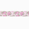 Mint & Light Pink Floral Garden Washi (15/15mm - light gold foil)