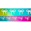 Pastel Rainbow Foil Bow Washi Set (15/10mm + white print)