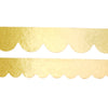 Light Gold Foil Solid Scallop Washi (10/8mm)