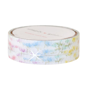 WASHI 15mm - RIBBON Spool GREY and White stripes + light gold foil – simply  gilded