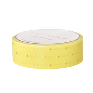 Baby Chick Micro Dot Washi (15mm + light gold foil) (Item of the Week)