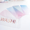 ROSE GOLD Washi Cards - rose gold foil (washi cards)